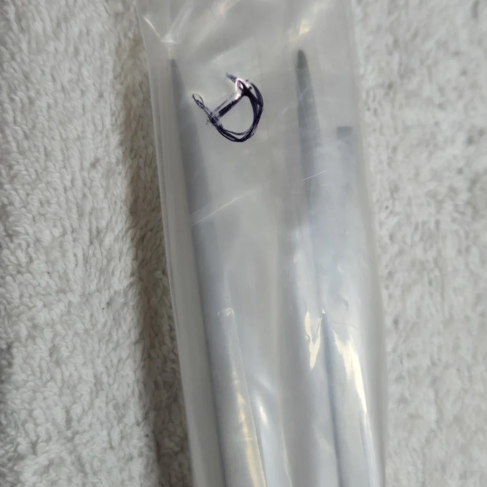 Vintage EKCO Eterna Stainless Vanadium Meat Carving Fork USA Black Rivet Handle